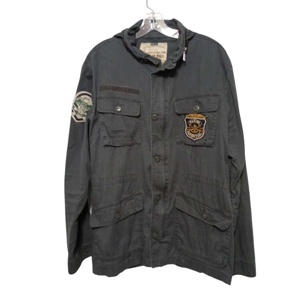 American Rag -Men's Green Military Style Jacket - Size Large
